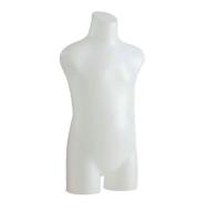Large Child (sz 8-10) Mannequin Torso - White Plastic