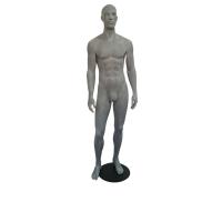 Male Mannequin Full Body on Metal Base - Charcoal Finish