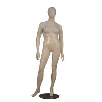 Female Plus Size Mannequin Full Body Abstract Head -  Matt or Gloss White