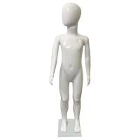 Child Mannequin Full Body Egg Head with metal base. Size 5