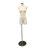 Female Dressmakers Mannequin Premium - Calico Torso with Round Base