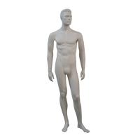 Male Mannequin Full Body with Glass Stand - Relaxed Stance DL-DIETER-3